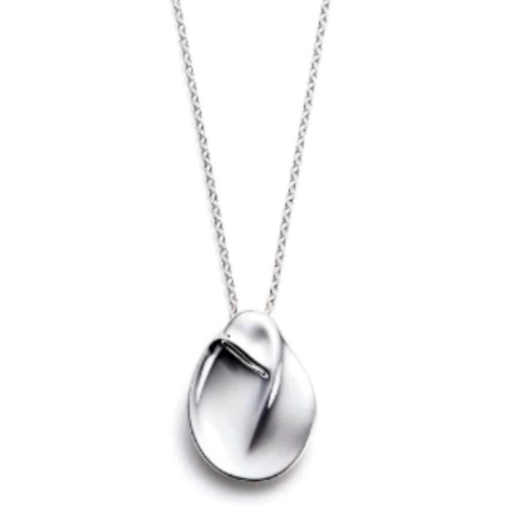 Tiffany & Co - Elsa Peretti 925 Silver Madonna Pendant on 17” chain